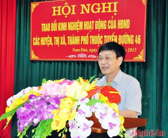 Ông Nguyễn Hồng Minh - Chủ tịch HĐND thành phố khai mạc kỳ họp