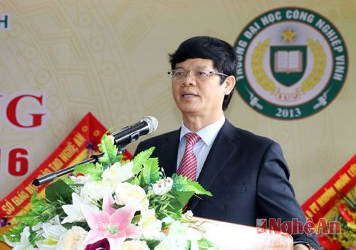 Đồng chí Lê Xuân Đại, phát biểu tại buổi lễ