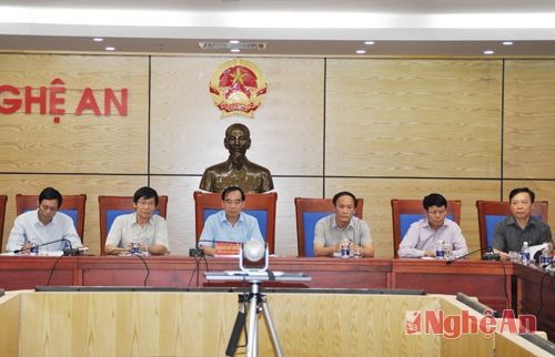 Tại điểm cầu Nghệ An