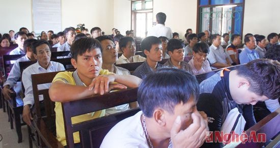 Người nhà bị hại có mặt tại phiên tòa.