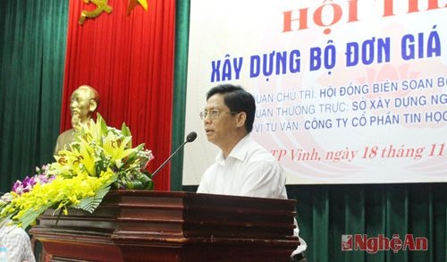 Đại diện doanh nghiệp xây dựng nêu băn khoăn về một số nội dung trong Bộ đơn giá XDCB