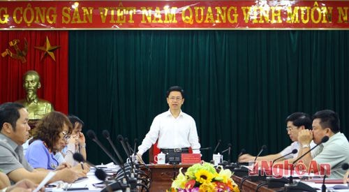 Đồng chí Nguyễn Xuân Sơn kết luận tại hội nghị.