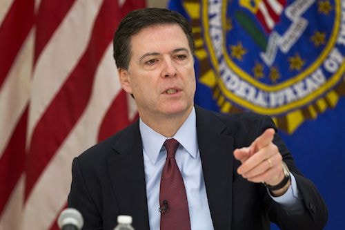 Giám đốc cơ quan tình báo FBI James Comey chính thức bác bỏ lời đe dọa của IS nhằm trấn an dư luận. Ảnh: Reuters