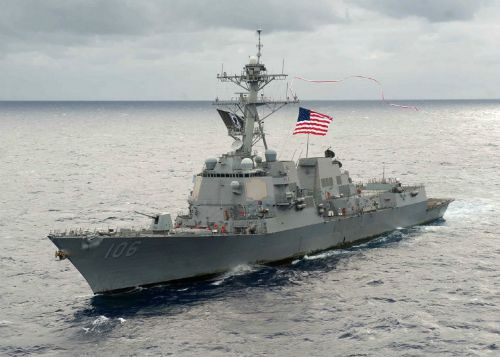 Một tàu khu trục của hải quân Mỹ. Ảnh: US Navy