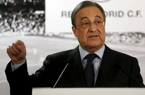 Chủ tịch Real ra mặt dập tắt những tin đồn xung quang đội bóng. Ảnh: Reuters.