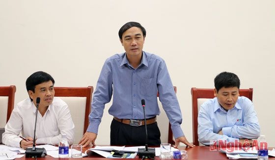 Đồng chí Trần Quốc Khánh, Phó Ban tuyên giáo khẳng định Giải báo chi Nghệ An phải là những tác phẩm viết về Nghệ An, có đóng góp quan trọng đối với sự phát triển kinh tế, xã hội của tỉnh