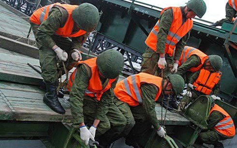  Công binh Nga tham gia tập trận - Ảnh: Bộ Quốc phòng Nga