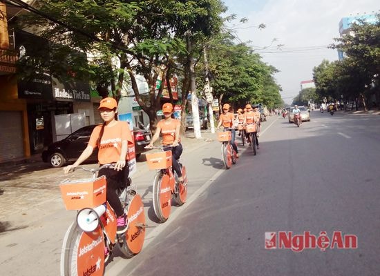 Jetstar Pacific tuyên truyền mở đường bay mới