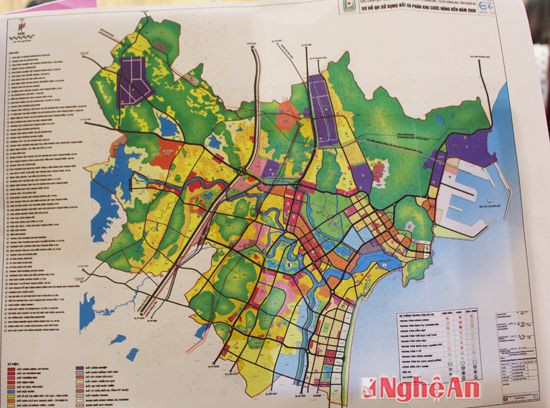 Qui hoạch chung về thị xã Hoàng Mai đến năm 2030