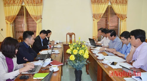 Toàn cảnh buổi làm việc