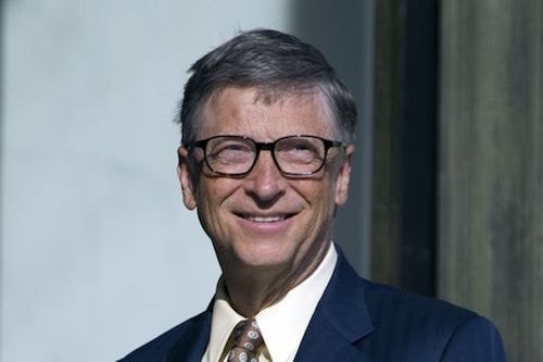 Tỷ phú Bill Gates tại Hội nghị COP21 ở Paris. Ảnh: Reuters