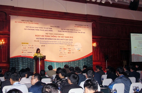 Ngày An toàn thông tin Việt Nam 2015 thu hút nhiều chuyên gia, diễn giả tham dự.