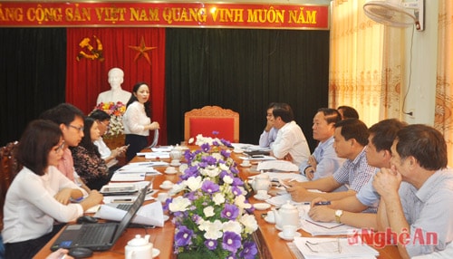 Toàn cảnh buổi làm việc
