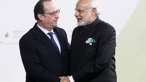 Pháp và Ấn Độ công bố thành lập liên minh năng lượng Mặt Trời. Ảnh: Reuters