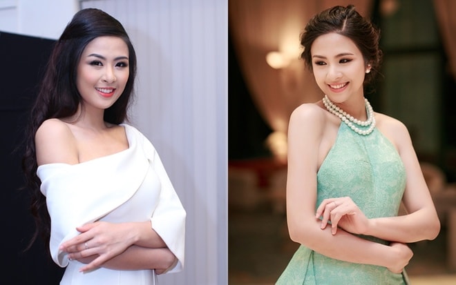 Ngọc Hân nhận được nhiều lời khen ngợi về nhan sắc năm 2014. Lúc này, với tư cách là nhà thiết kế mới vào nghề, cô không chỉ quan tâm đến cách trang điểm, mà còn cập nhật các xu hướng mốt qua những bộ đầm dự tiệc lệch vai, cổ yếm tối giản, khoét lưng gợi cảm.