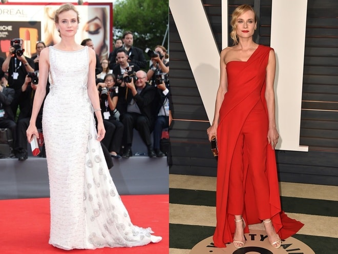 Không cần đến stylist, nữ diễn viên Diane Kruger luôn được làng mốt ngưỡng mộ bởi gu thời trang đẳng cấp. Dù chọn phong cách thanh lịch hay rực rỡ, 