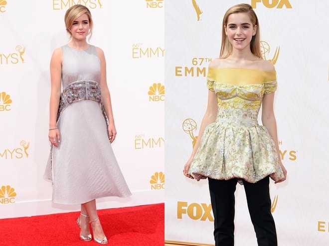 Dù mới 16 tuổi, Kiernan Shipka không ít lần khiến mọi người phải trầm trồ bởi gu thời trang thanh lịch. Nữ diễn viên tuổi teen toát lên vẻ chững chạc nhưng vẫn giữ được nét trẻ trung qua những bộ váy ngắn phong cách.