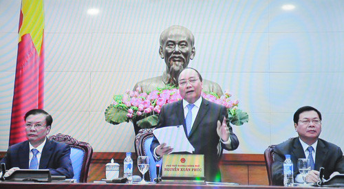Phó Thủ tướng Chính phủ Nguyễn Xuân Phúc kết luận tại hội nghị