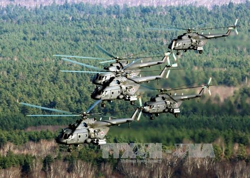 Dàn Mi-17 dũng mãnh.