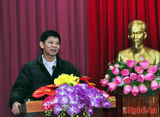 Ông Nguyễn Lê Lợi - Chủ tịch UBMTTQ huyện Con Cuông đề nghị cần 