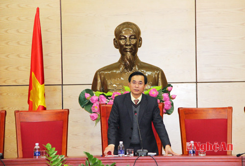 Đồng chí Lê Ngọc Hoa - Phó Chủ tịch UBND tỉnh khẳng định cần chuẩn bị tốt cho chuỗi sự kiện gồm chương trình Hội thảo và Hội nghị sắp sửa diễn ra.