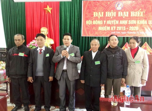Ban chấp hành Hội đông y huyện Anh Sơn nhiệm kỳ 2016 - 2020