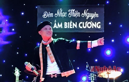 Một tiết mục biểu diễn của đêm nhạc thiện nguyện