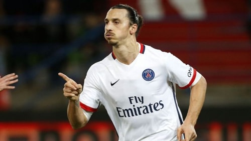 Ibrahimovic ghi bàn cho PSG. Ảnh: Internet.