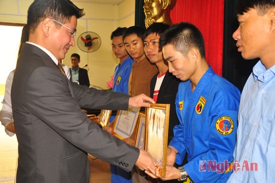 Võ sư Phan Ngọc Lân - Phó chủ tịch Hội Vovinam Tỉnh Nghệ An 