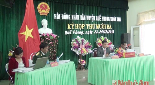 Đoàn chủ tịch điều hành kỳ họp