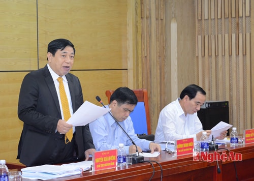 Đồng chí Nguyễn Xuân Đường kết luận phiên làm việc.