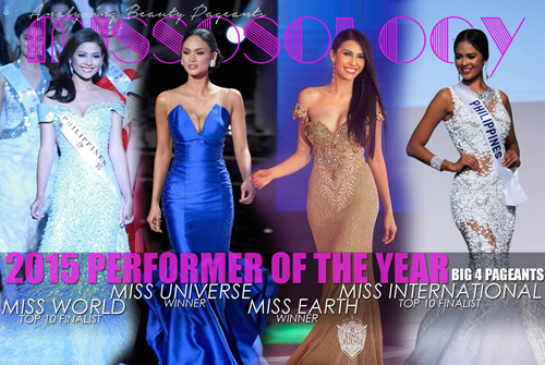  Philippines có hai đại diện giành ngôi Hoa hậu tại Miss Universe và Miss Earth.