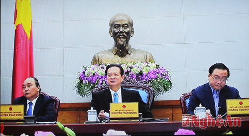 Thủ tướng Nguyễn Tấn Dũng gợi ý nội dung cần tập trung thảo luận tại Hội nghị. 