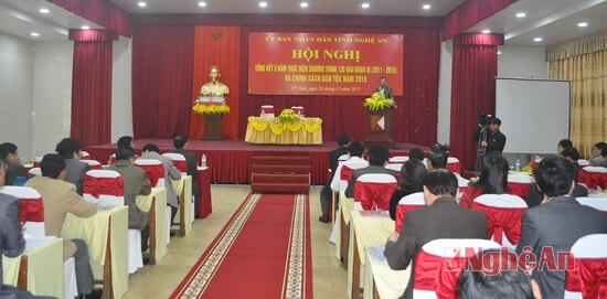 Toàn cảnh hội nghị tổng kết chương trình 135 giai đoạn 2011-2015 và các chính sách dân tộc năm 2015