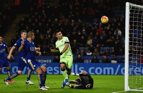 Aguero có 7 bàn mùa này, năm trong số đó đến từ trận thắng Newcastle. Ảnh: AFP.