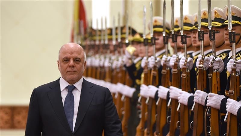 Thủ tướng Iraq Haider al-Abadi tuyên bố sẽ đánh bại IS trong năm 2016. Ảnh: Aljazeera.