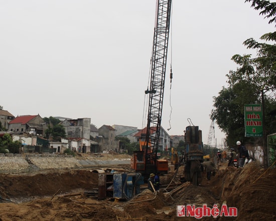 Thi công đoạn cuối Kênh Bắc
