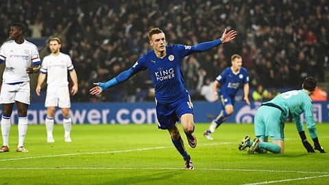 Vardy và Leicester tạo nên bất ngờ lớn ở mùa này