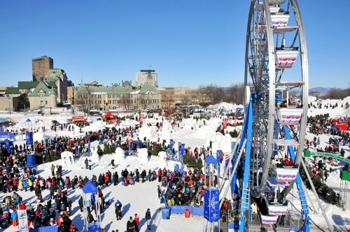 Carnaval de Quebec thu hút rất đông du khách tới đây mỗi năm. Ảnh: seattlestravels