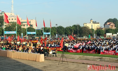 Quang cảnh buổi lễ.