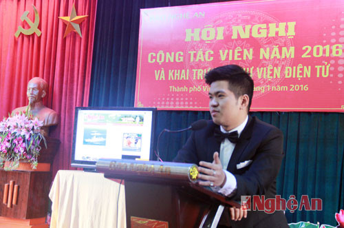 CTV trẻ Nhật Minh chia sẽ những kinh nghiệm trong 5 năm cộng tác với Báo Nghệ An.