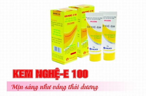 Sản phẩm mỹ phẩm kem dưỡng da kem nghệ E100 của Công ty TNHH Tân Hà Lan