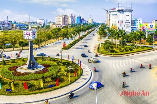 Một góc thành phố Vinh.