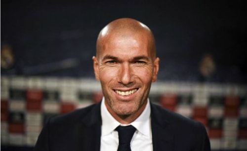 Zidane trong buổi họp báo hôm 5/1. Ảnh: Reuters.