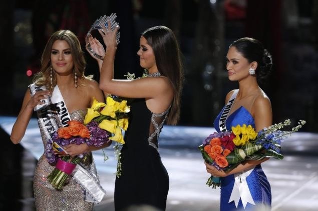  Hoa hậu Colombia vẫn chưa nguôi ngoai sau vụ nhận hụt vương miện Miss Universe. Ảnh: Getty