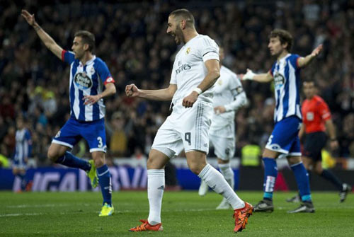 Benzema mở tỉ số trận đấu