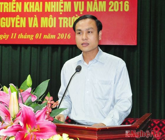 Đại diện UBND huyện Nghĩa Đàn đề nghị tỉnh hướng dẫn việc thực hiện quy định về kinh phí thực hiện công tác thẩm định giá ở các dự án đầu tư