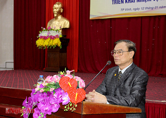 Báo cáo tại hội nghị, ông Đinh Xuân Tứ - Chủ tịch Hội Nạn nhân chất độc da cam/dioxin tỉnh cho biết đã vận động gần 1,5 tỷ đồng giúp đỡ nạn nhân chất độc da cam