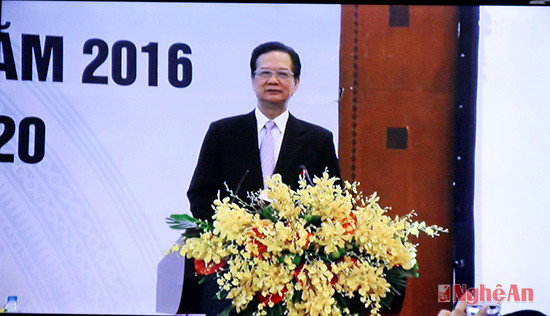 Phát biểu tại hội nghị, Thủ tướng Nguyễn Tấn Dũng biểu dương những nỗ lực của ngành y tế và ghi nhận những kết quả mà ngành đã đạt được trong 5 năm qua; với những bước tiến quan trọng trong việc chăm sóc sức khỏe nhân dân