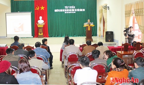 Toàn cảnh cuộc tập huấn.